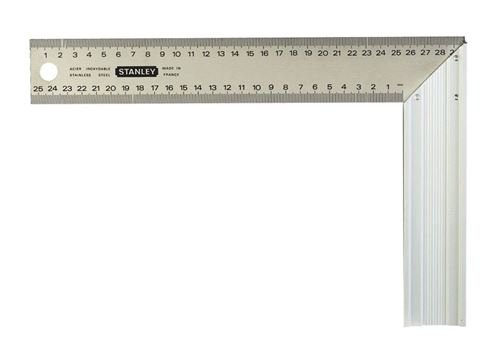 Equerre De Menuisier 250Mm Lame Inox - Stanley - 1-45-685