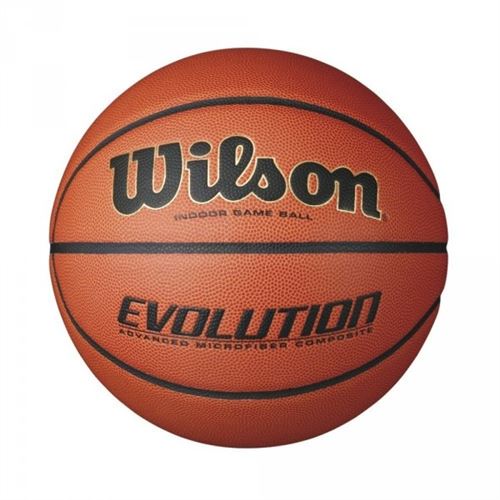 WILSON Basketball Evolution Indoor Game Ball braun