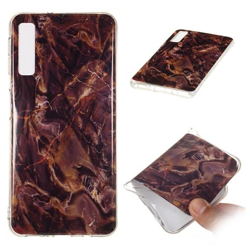 Coque en TPU motif marbre style Q pour votre Samsung Galaxy A7 (2018) A750