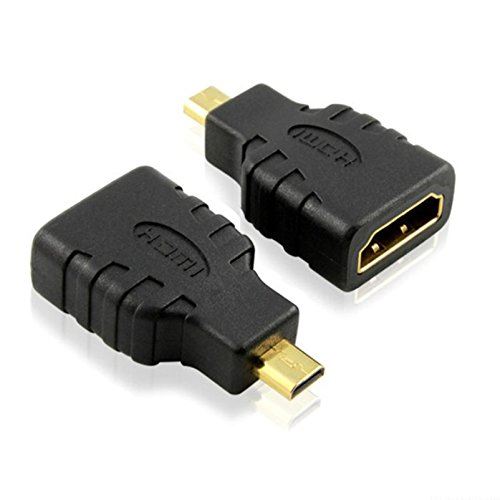 INECK® Convertisseur adaptateur HDMI vers HDMI Micro Connexion femelle vers micro HDMI mâle