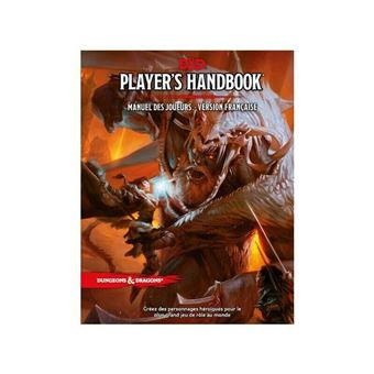 Jeu de rôles Asmodee Dungeons et Dragons 5e Edition Player's Handbook Manuel des Joueurs Version française