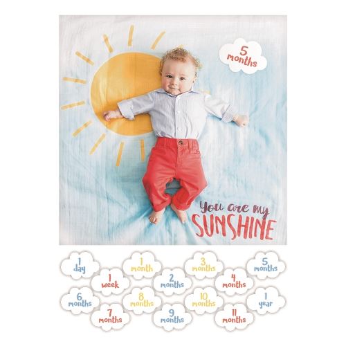 Lange en coton & cartes - You are my sunshine