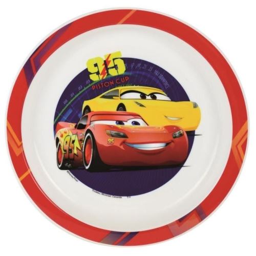Cars assiette micro-ondable fun house 5510
