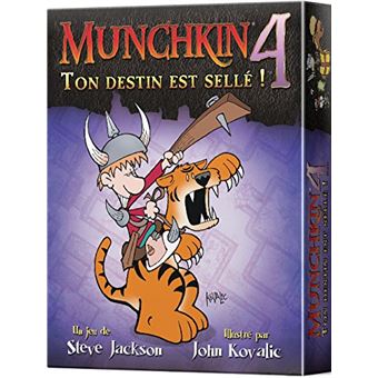 Jeu de cartes Asmodee Munchkin 4 Ton Destin est Sellé !