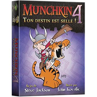Jeu de cartes Asmodee Munchkin 4 Ton Destin est Sellé !