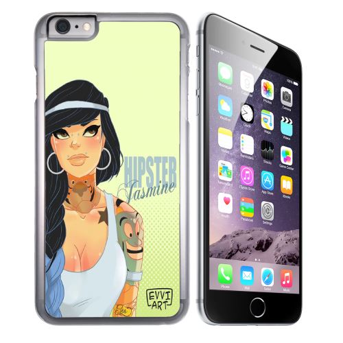 Coque pour iPhone 6 Plus et iPhone 6S Plus princesse disney jasmine hipster