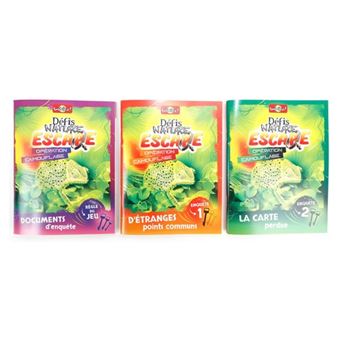 Jeu de cartes Bioviva Défis Nature Espace Opération camouflage