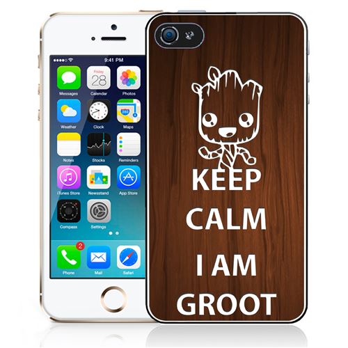 Coque pour iPhone 5C keep calm groot
