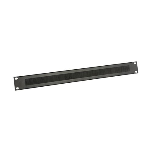 Adam Hall Panneau rack acier 1 U avec brosse