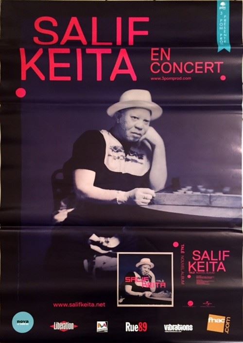SALIF KEITA - 80x120 cm - AFFICHE / POSTER