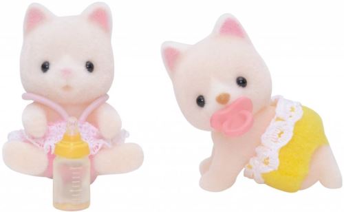 Sylvanian Families speel figuren Tweeling Zijdezacht - 3219