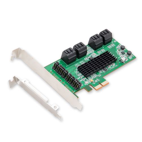 Syba Sd-pex40099 4 ports SATA III carte contrôleur PCI-Express 2.0 x 1 Marvell 88SE9705 à 8 ports 8-port