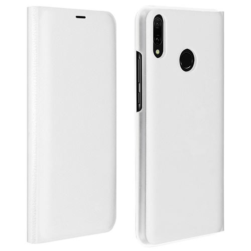 Housse Huawei Y9 2019 Etui Portefeuille Porte-Carte Coque rigide - blanc