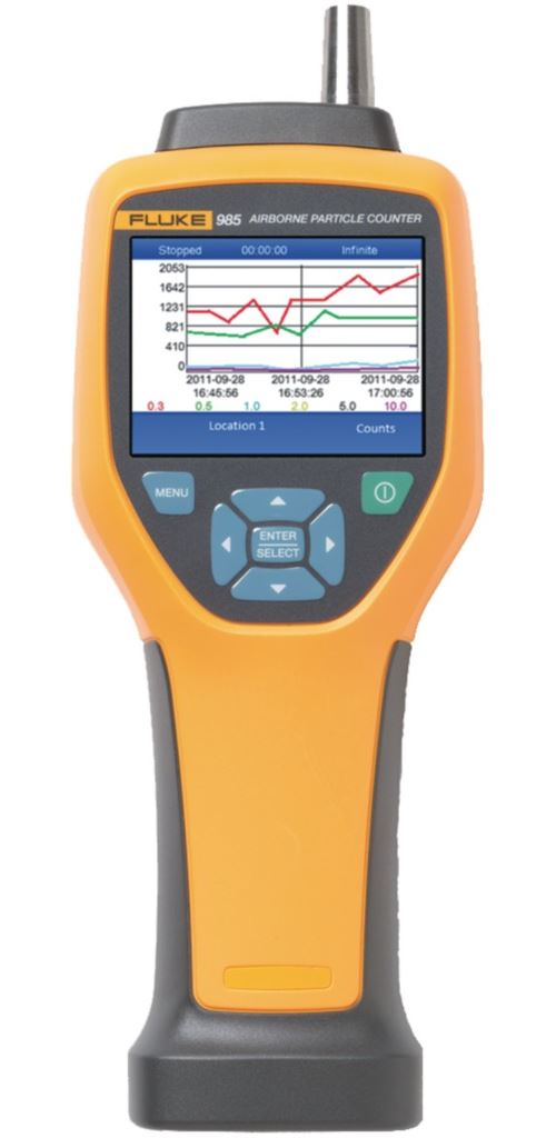 Fluke 985 Compteur de particules ... 0,1698 M3 / h