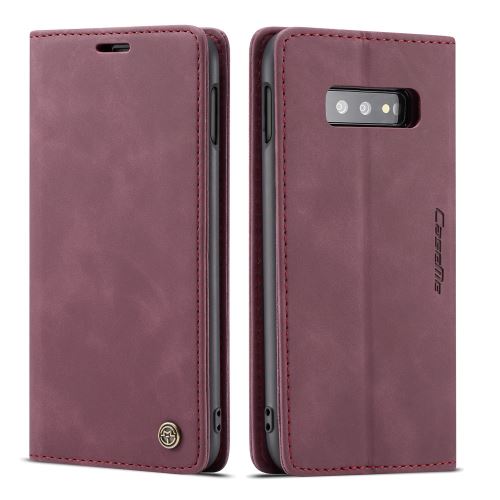 Etui en PU support auto-absorbé rouge pour votre Samsung Galaxy S10 Lite