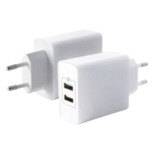 Chargeur mural Quick Charge 3.0 USB Blanc