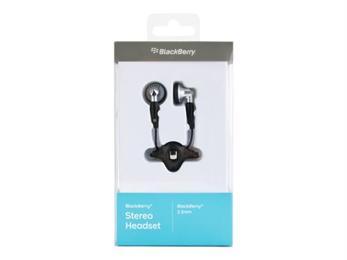 BlackBerry Kit piéton filaire stéréo 3,5 mm - Noir État correct - BlackBerry reconditionné disponible sur Fnac