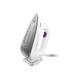 Braun CareStyle Compact IS 2044 VI - Centrale vapeur avec fermeture automatique - semelle : EloxalPlus FreeGlide 3D - 2200 Watt - blanc/violet