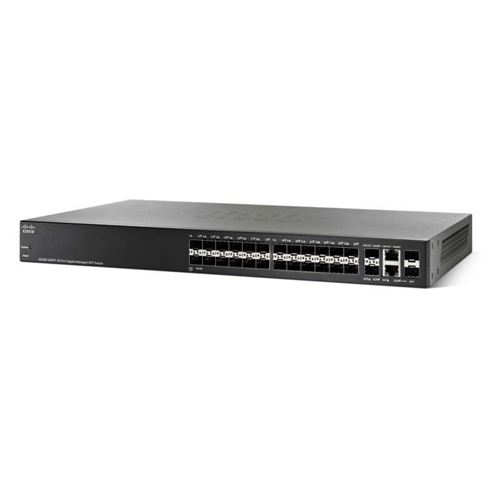 CISCO Small Business SG350-28SFP Géré L2/L3 None Noir 1U