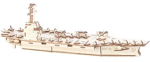 Maquettes 3D en bois : porte-avions - 117 pièces