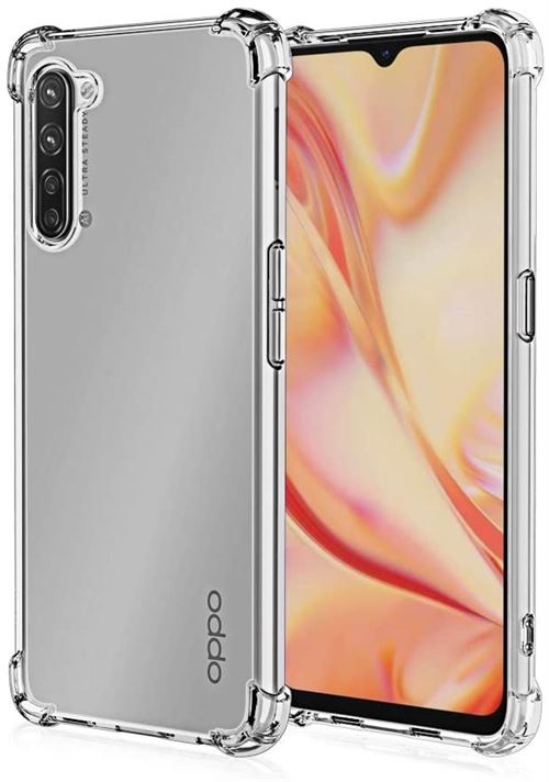 Housse pour Oppo Find X2 Lite 4 Coins Renforcé Transparent