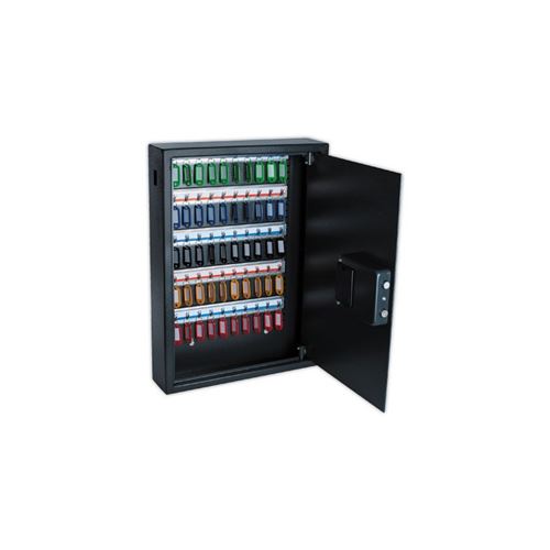 Pavo - Armoire à clés haute sécurité - 50 clés - Noir - Image 2