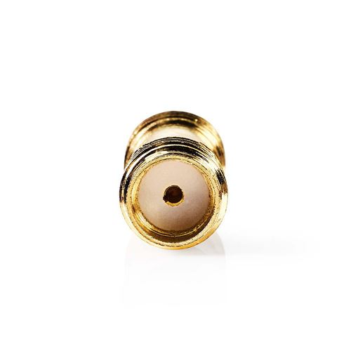 Adaptateur sma sma femelle - sma femelle 2 pièces or nedis
