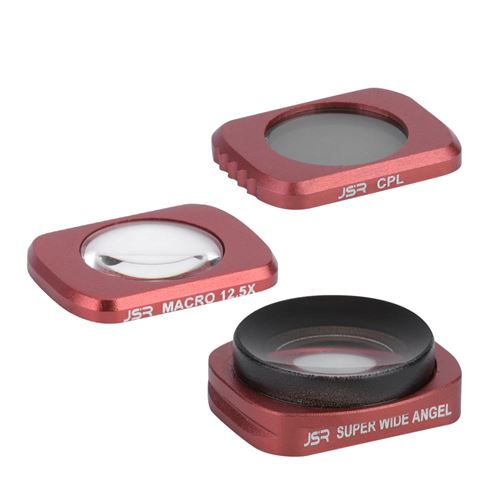 3pcs CR grand angle 12.5X macro CPL Kit de filtres pour lentille pour DJI Osmo Pocket
