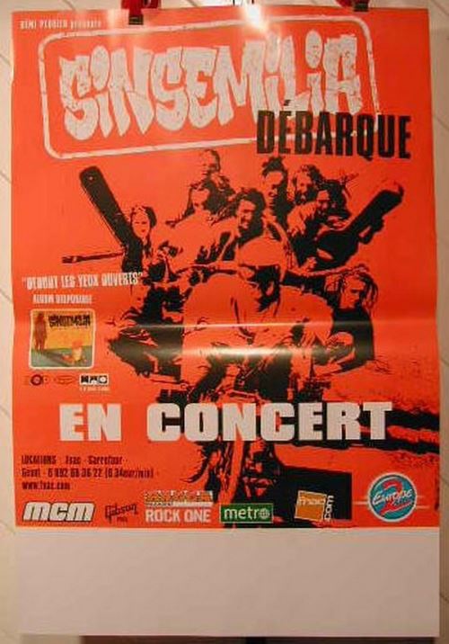 SINSEMILIA - 40X60 cm - AFFICHE / POSTER