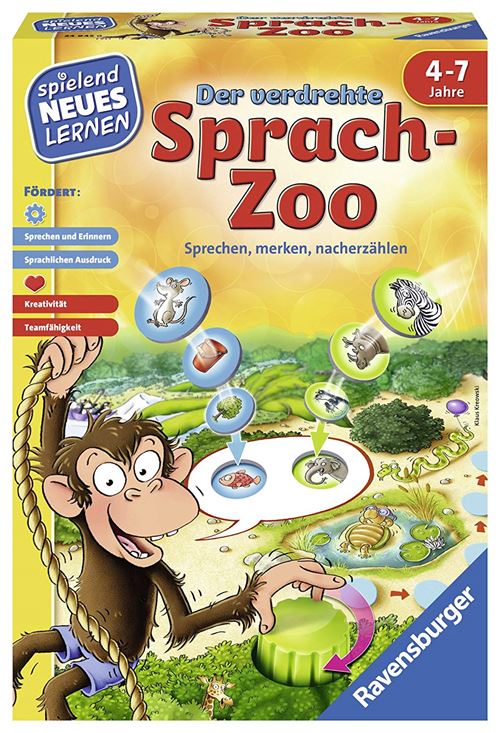 Ravensburger 24945 La Verdrehte Vocal Zoo Jeu Éducatif