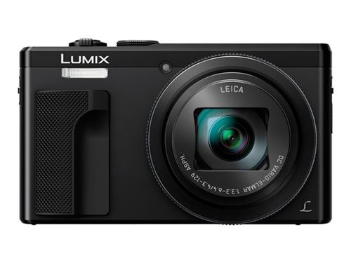 Panasonic Lumix DMC-TZ80 - Appareil photo numérique - compact - 18.1 MP - 4K / 25 pi/s - 30x zoom optique - Leica - Wi-Fi - noir