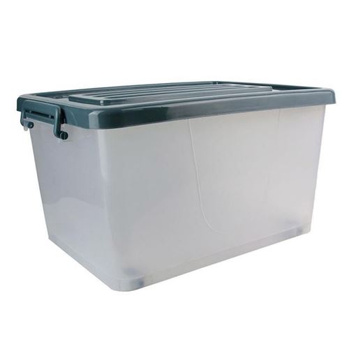 Paris Prix - Boîte De Rangement utile 35l Transparent