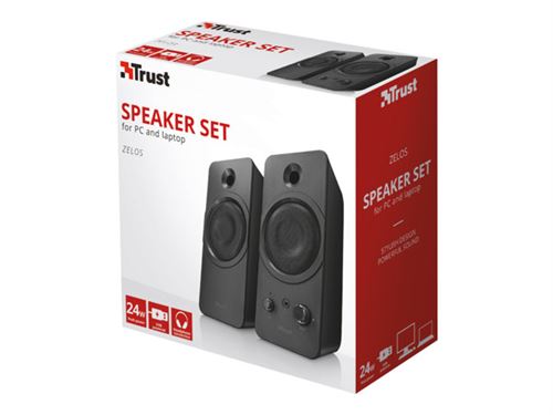 Trust Zelos - Haut-parleurs - pour PC - 12 Watt