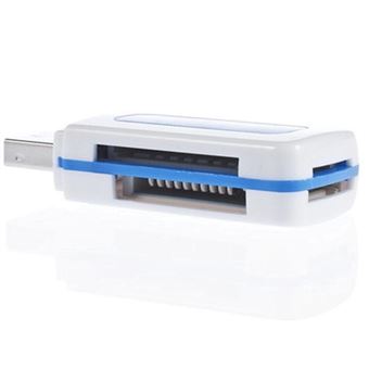 USB Multi Lecteur de Carte Mémoire 4 en 1 M2 MMC MicroSD TF MICRO