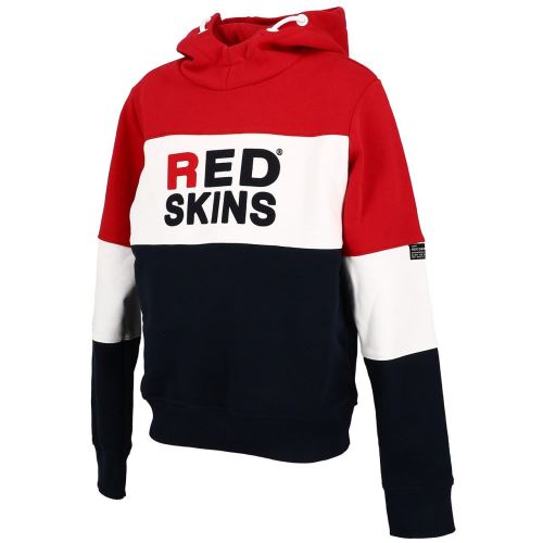 Sweat capuche hooded Redskins Croll red/nv cap sweat Blanc taille : 12ans réf : 0