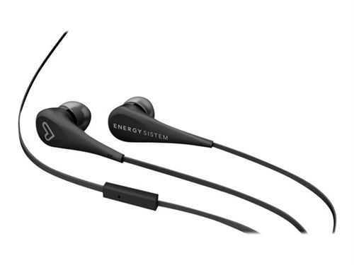 Energy Style 1+ - In-ear hoofdtelefoons met micro - inwendig - met bekabeling - 3,5 mm-stekker - zwart