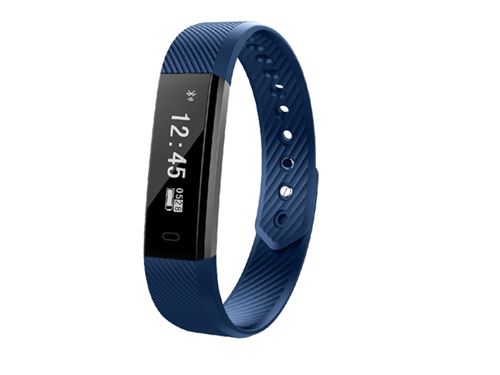 Bracelet connecté sport - Edition Fitness - Bleu marine