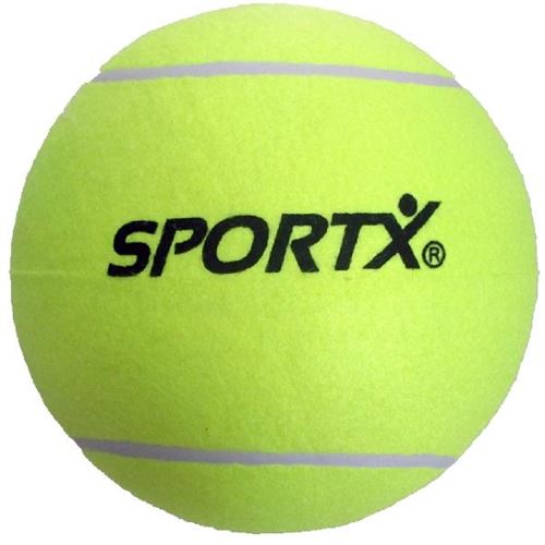 Balle de tennis SportX Jumbo XL jaune
