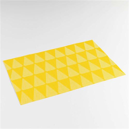 Set de table 30 x 45 cm pvc bicolore takea Jaune