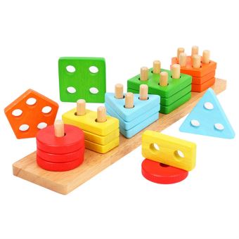 Pack de Mini Puzzles en bois pour bébés et Enfants 1er âge, Jouets 1er âge