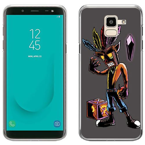Coque pour Samsung Galaxy J6 -  Crash Bandicoot Masque