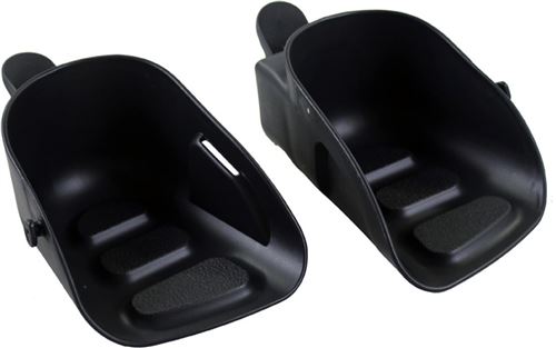 Yepp repose-pieds Maxi gauche + droite noir
