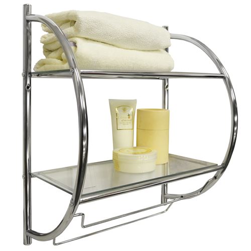 Watsons Curve 2 Etageres De Rangement De Salle De Bain Avec