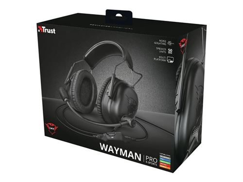 Trust Gaming GXT 444 Wayman Pro - Headset - over oor - met bekabeling - 3,5 mm-stekker - ruisisolatie