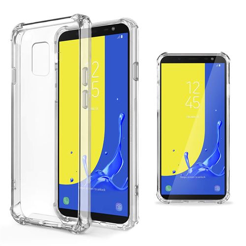 Coque pour Samsung Galaxy J6 2018 ANTI CHOCS silicone transparente bords renforcés [Evetane®]