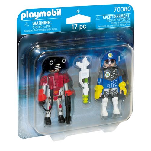 Playmobil Space 70080 Policier De L'Espace et Robot
