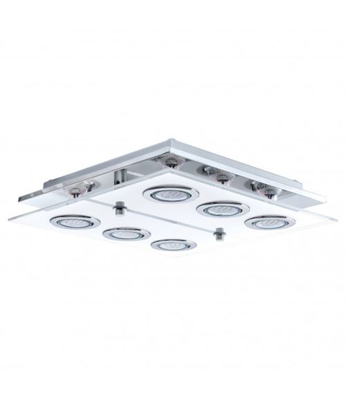 Plafonnier CABO 6 ampoules chrome