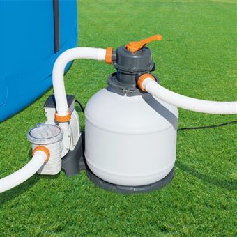 Bestway Flowclear Pompe de filtration à sable 5678 L/h, pompe de filtration, pompe à filtre, pompe à filtre pour piscine hors sol - 1