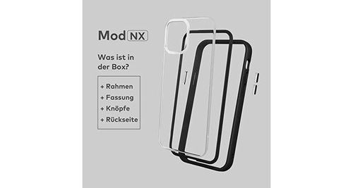 RhinoShield Coque Compatible avec [iPhone 15 Pro Max] Mod NX - Protection  Fine Personnalisable avec Technologie d'absorption des Chocs [sans BPA] -  Blanc - RhinoShield