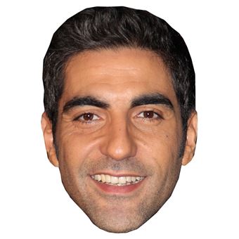 IMPRESSION DIRECT Masque en carton 2D Ary ABITTAN - Acteur - Taille A4 - 1